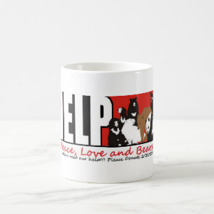 peace love and bears coffee mug