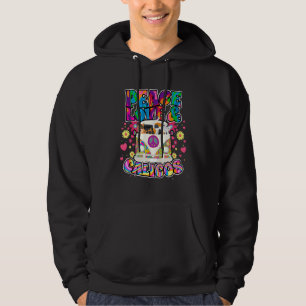 Peace Love And Calicos Hippie Beatnik Kitty Cat Fe Hoodie
