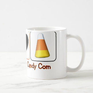 Peace, Love and Candy Corn Coffee Mug