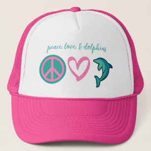Peace, Love, and Dolphins Hat