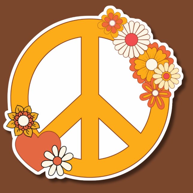 Peace, Love and Flower Waterproof  (Creator Uploaded)
