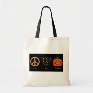 Peace, Love And Halloween Bag