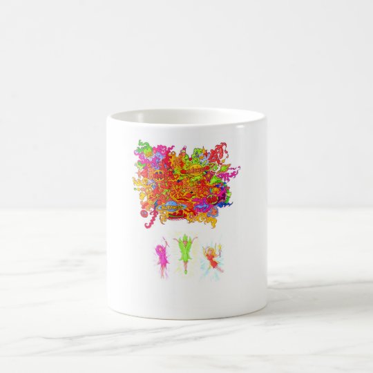 Peace, Love and Happiness Fairies. Coffee Mug