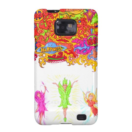 Peace, Love and Happiness Fairies. Samsung Galaxy SII Cases