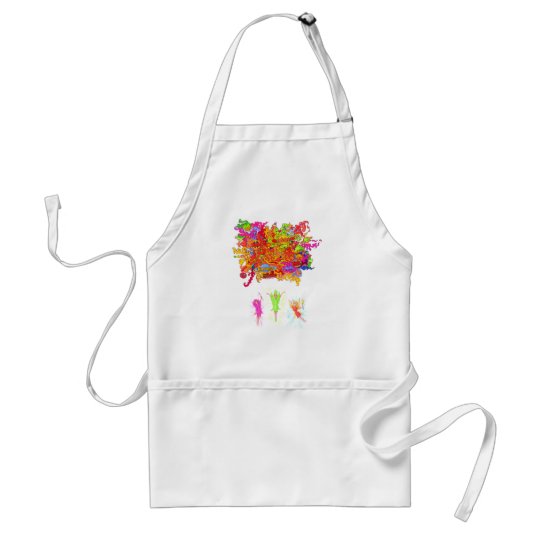 Peace, Love and Happiness Fairies. Standard Apron