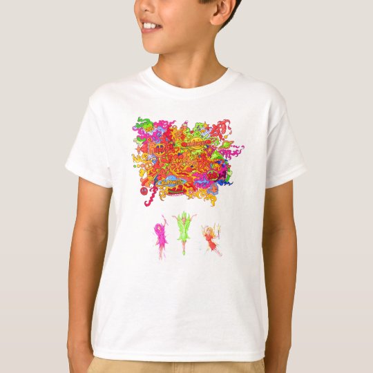 Peace, Love and Happiness Fairies. T-Shirt