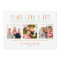 Peace Love and Joy Photo Collage Holiday Card