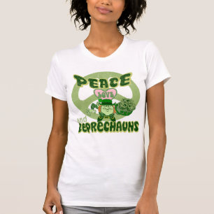 Peace Love and Leprechauns T-Shirt