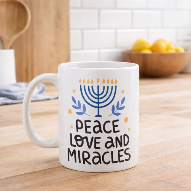 Peace love and miracles coffee mug (Creator Uploaded)