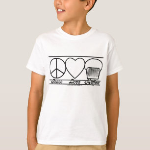 Peace Love and Muffins T-Shirt