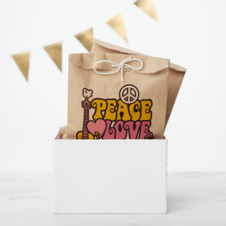 Peace, Love, And Music Favour Bag