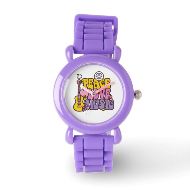 Peace, Love, And Music Watch (Front)