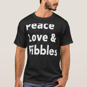 Peace Love And Pibbles Pitbull Mum T-Shirt