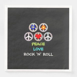 Peace, Love and Rock 'n' Roll, Napkin