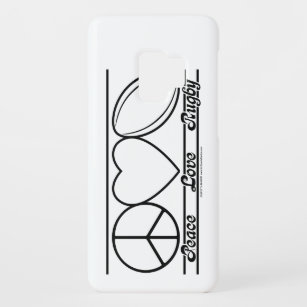 Peace Love and Rugby Case-Mate Samsung Galaxy S9 Case