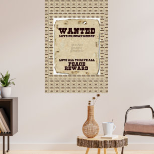 Peace Love and Unity Poster