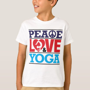 Peace, Love and Yoga Shirt