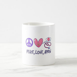 Peace Love APRN Coffee Mug