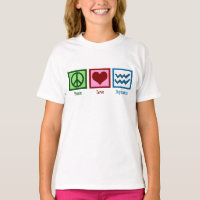 Peace Love Aquarius Girl's
