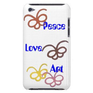 peace love art iPod Case-Mate case