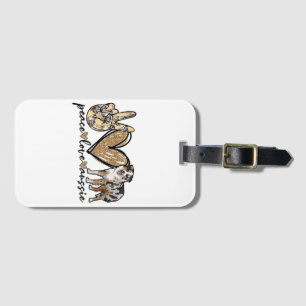 Peace, Love, Aussie, Australian Shepherd Dog, Pets Luggage Tag