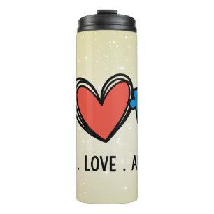 Peace Love Autism Thermal Tumbler