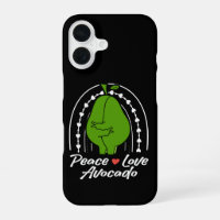 Peace Love Avocado Funny Retro Avocado Fruit Lover