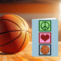 Peace Love Basketball Vertical
