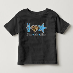 Peace, Love, Beach Toddler T-Shirt