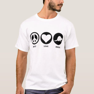 Peace Love Beaver T-Shirt