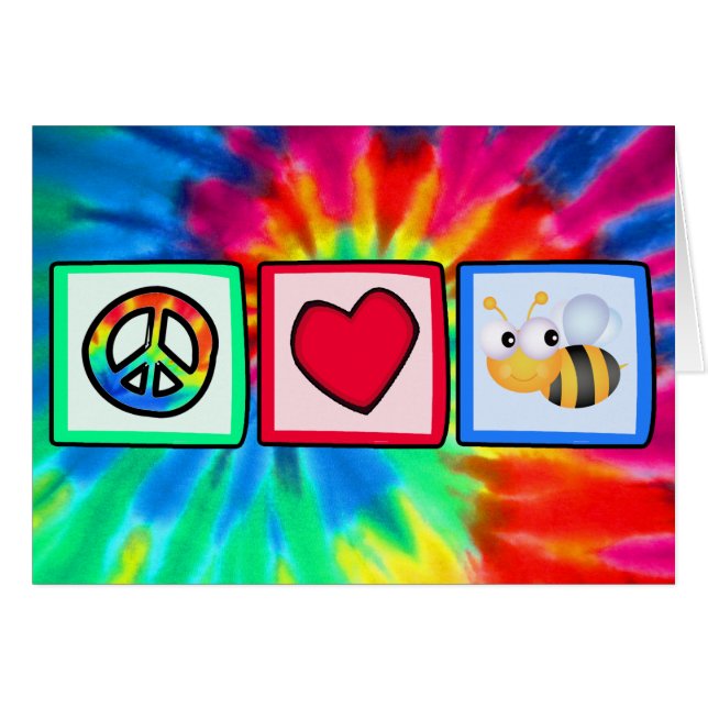 Peace, Love, Bees (Front Horizontal)