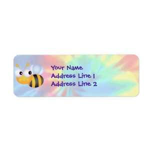 Peace, Love, Bees Return Address Label