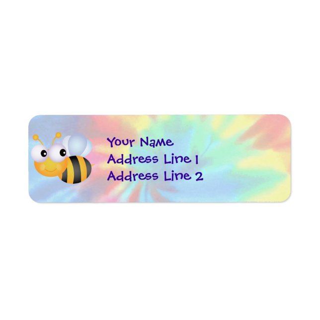 Peace, Love, Bees Return Address Label (Front)