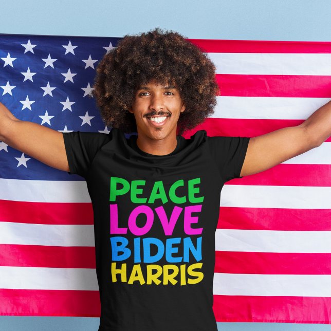 Peace Love Biden Harris 2024 Election T-Shirt (Creator Uploaded)