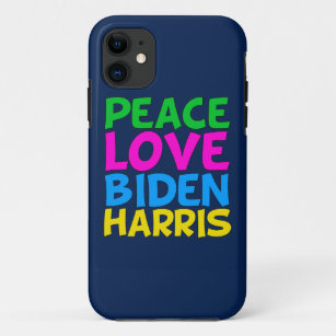 Peace Love Biden Harris Case-Mate iPhone Case