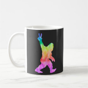 Peace Love Bigfoot   Coffee Mug