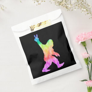 Peace Love Bigfoot Favour Bag