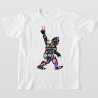 Peace Love Bigfoot Hippie Funny Bigfoot Lover