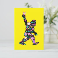 Peace Love Bigfoot Hippie Funny Bigfoot Lover