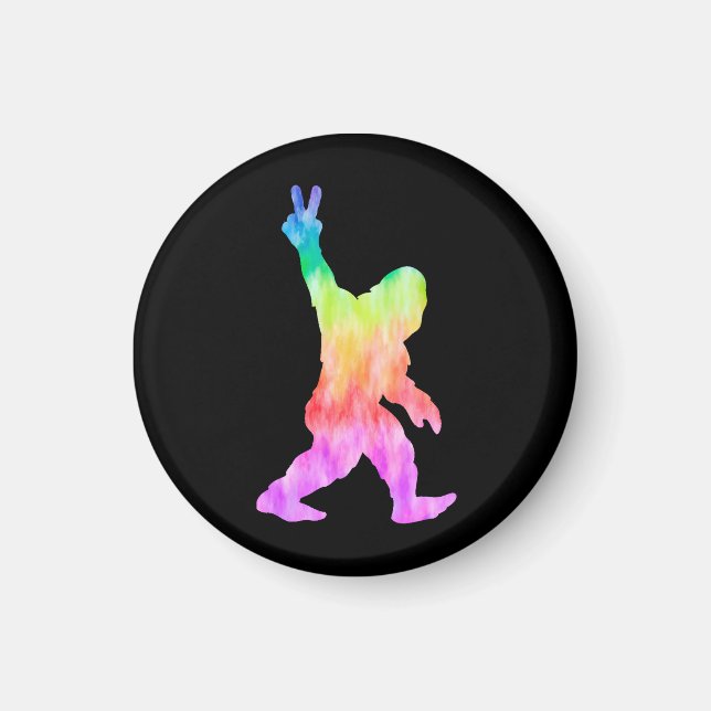 Peace Love Bigfoot   Magnet (Front)