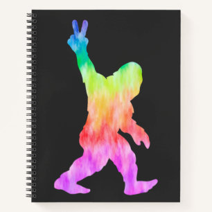 Peace Love Bigfoot   Notebook