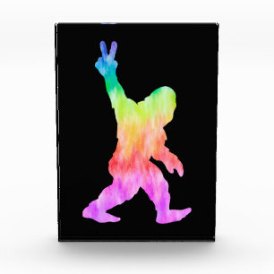 Peace Love Bigfoot Photo Block