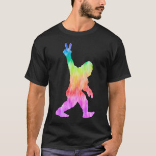 Peace Love Bigfoot  T-Shirt