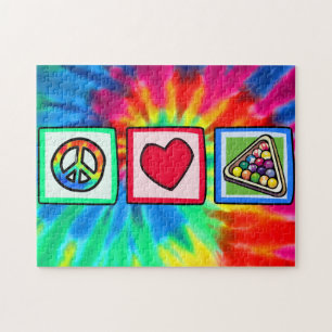 Peace, Love, Billiards Jigsaw Puzzle