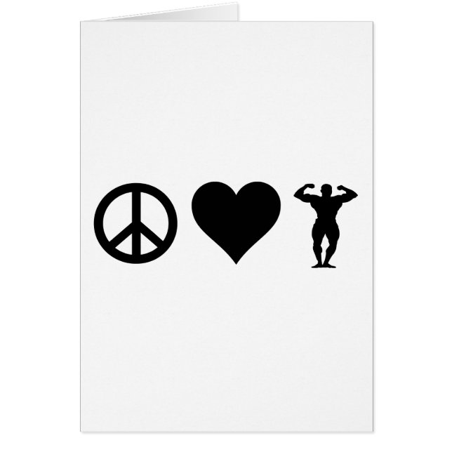 Peace Love Bodybuilding (Front)
