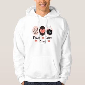 Peace Love Bowl Hooded Sweatshirt