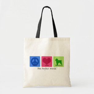 Peace Love Brussels Tote Bag