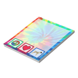 Peace, Love, Bullmastiffs Notepad