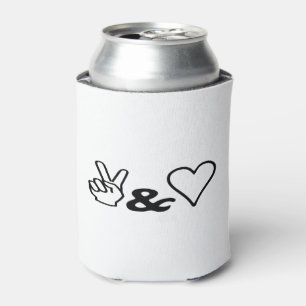 Peace & Love Can Cooler