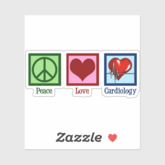 Peace Love Cardiology Heart Surgeon Heartbeat